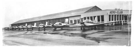 La flotte de l'aéroclub dans les années 70.